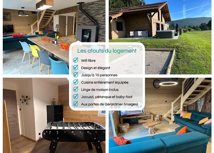 Cocotte - Petanque, Jacuzzi & Baby-foot 종루프 롱지메르